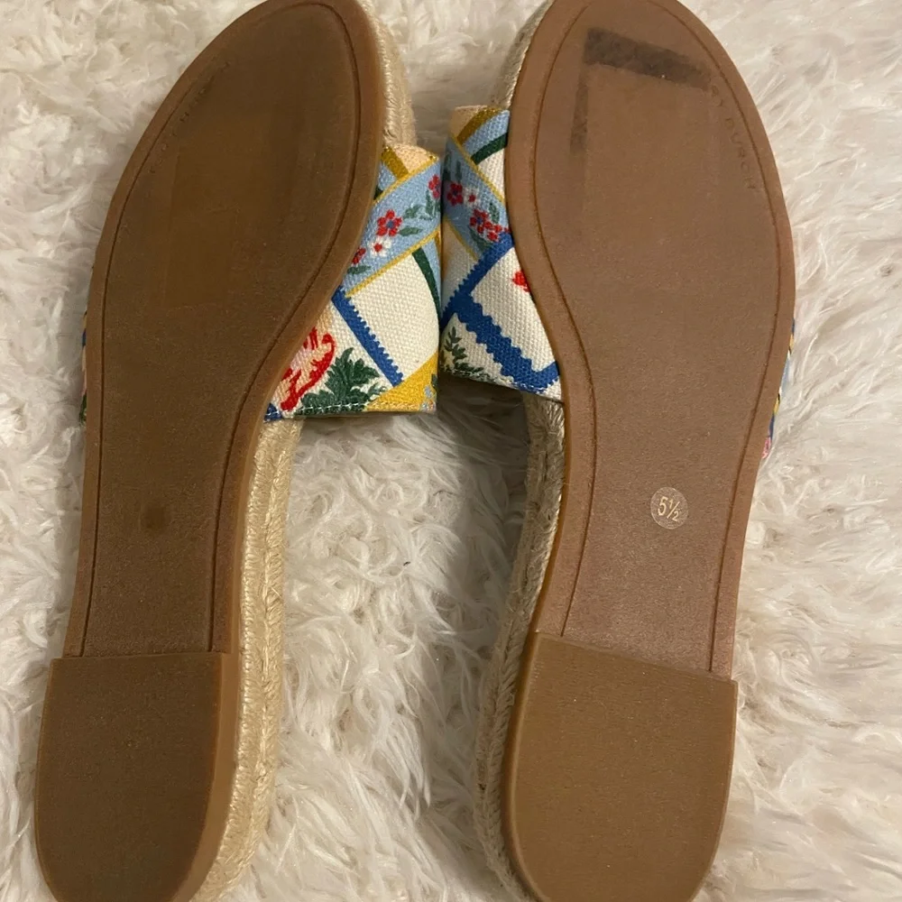 Tory Burch Benton Open Toe Espadrille Sandal - Picture 4 of 4